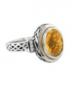 Effy Jewlery Balissima Citrine and Diamond Ring, 3.64 TCW Ring size 7