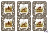 Spode Woodland Coasters, Set of 6