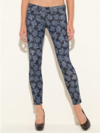 GUESS Power Skinny Rosita Floral-Print Jeans