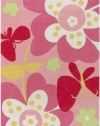 Surya CHI-1007 Chic Pink 4-Feet 10-Inch by 7-Feet Area Rug