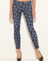 GUESS Power Skinny Rosita Floral-Print Jeans