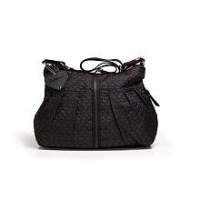 BabyMel Amanda Diaper Bag - Quilted Black