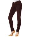 'Tis the season for stocking-up on corduroys! We love this style from Silver Jeans for its rich, burgundy hue and skinny leg design.