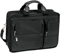 McKleinUSA HUBBARD 58435 Black Double Compartments Laptop Case