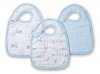 aden + anais 3 Count 100% Cotton Muslin Snap Bib, Liam The Brave