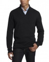 Perry Ellis Men's Shawl Collar Textured Sweater