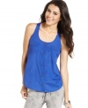 Simple in design and sophisticated in style, this button-down tank top from Eyeshadow is chicer than your average! (Clearance)