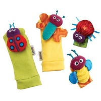 Lamaze Garden Bug Wrist Rattle & Foot Finder Set