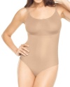 SPANX Trust Your Thinstincts Thong Bodysuit, M, Natural