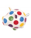 Go hog wild. The Oinks! Polka Dot piggy bank from Salt&Pepper is undoubtedly the most fun way to save a buck. The perfect gift for someone on a budget, from a brand synonymous with fresh, contemporary home design. (Clearance)