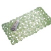 InterDesign Leave Bath Mat, Green