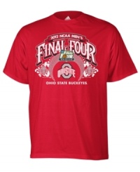 Favorite team make it into the finals? Cheer 'em on with this Ohio State Buckeyes shirt from adidas.