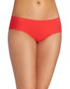 Calvin Klein Women's Invisibles Hipster, Ripe Tomato, Medium