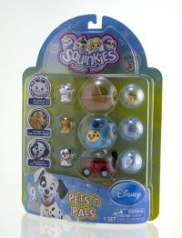 Squinkies Disney Pets 9-Piece Bubble - 101 Dalmatians with Tiny Toys