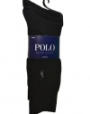 Polo Ralph Lauren Men's Pony Logo Dress Socks Black (3 Pack) Sock Size 10-13