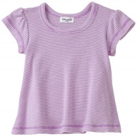 Splendid Littles Baby-girls Newborn Striped Swing Tee, Macaroon, 3-6 Months