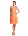 BCBGMAXAZRIA Women's Rika Woven Evening Dress, Bright Nectar, 8