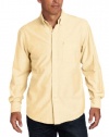 IZOD Men's Long Sleeve Solid Button Down Shirt