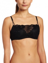 Natori Womens Zen Floral Contour Cami Bra, Black, 34B