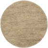 Area Rug 8x8 Round Shag Tan Color - Surya Metropolitan Rug from RugPal