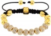 Royal Diamond Monaco Shamballa Adjustable Pave Bracelet with Swarovski Crystals (12 STYLES TO CHOOSE FROM)