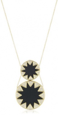 House of Harlow 1960 14k Yellow Gold-Plated Sunburst Stations Necklace