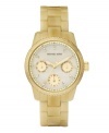 Create a style all your own with this unique watch by Michael Kors.