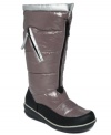 Such a puffy and shiny sight to behold. Sporto's Anna cold weather boots are just as warm as they look.