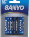 Sanyo Batteries SEC-AC4AA AA Alkaline Battery