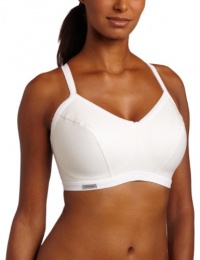 Le Mystere Womens Energie Freestyle Sport Bra, White, 34C