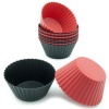 Freshware 12-Pack Round Silicone Reusable Baking Cup