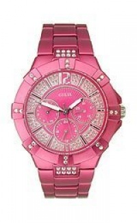 GUESS Dazzling Sport Watch - Fuchsia