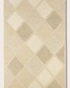 Couristan 2150/9600 Super Indo-Natural Astra/White 5-Feet 6-Inch by 8-Feet Rug