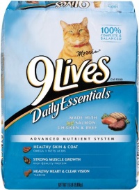 9 Lives Daily Essentials, 15-Pound Bag