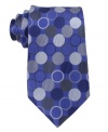 Enter the winner's circle. This spotted tie from Michael Kors will round out your look nicely.