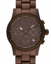 DKNY Chronograph Brown Aluminum Ladies Watch NY8349