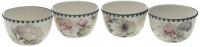 Certified International Marche De Fleurs 5-1/4-Inch Ice Cream Bowls, Set of 4