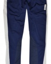 Ralph Lauren Men London Logo Ankle Zipper Athletic Pants (XL, Navy/white)