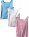 Fruit of the Loom Girls 2-6x Toddler 3 Pack Wardrobe Tank