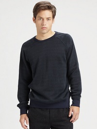 Unquestionably a new classic from T by Alexander Wang, thanks to timeless tailoring and a laid-back fit.CrewneckRaglan sleevesBanded cuffs and hemPull-on style54% rayon/35% cotton/11% polyesterHand washImported