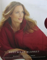 Charter Club Body Wrap Blanket Chocolate