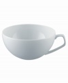 Simply smooth and modern in crisp white porcelain, the TAC 02 teacup offers a timeless balance of form and function. With a unique geometric handle.