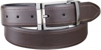 Geoffrey Beene Men's Antique Kid Grain Casual Reversible Belt,Brown/Black,36