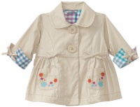 Hartstrings Baby-girls Infant Peached Poplin Jacket, Chino, 18 Months