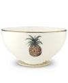 Combining the exotic lushness of the tropics with classic British style, this china collection stirs romantic thoughts of overseas adventures. Serve warm, filling rice in this bowl. Choose from three richly detailed designs – shutter, bamboo or trade winds. A thin rim of gold lends a brilliantly elegant touch.