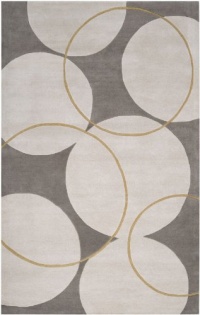 Area Rug 2x3 Rectangle Contemporary Gray Color - Surya Goa Rug from RugPal