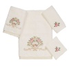 Avanti Premier Royal Rose 4-Piece Towel Set, Ivory