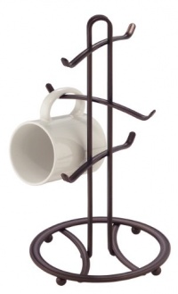 InterDesign York Lyra Mug Holder, Bronze