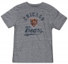 NFL Men's Chicago Bears Retro Big Sweep Tee (Dark Grey, Small)