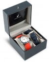 Nautica Men's N09924G Sport Classic Analog Enamel Bezel Watch Set